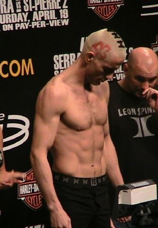 Photo Of MMA fighter Jonathan Goulet, taken by Stryder1975, at the UFC 83 weigh-ins at the Bell Center in Montreal Canada. (04-17-2008)